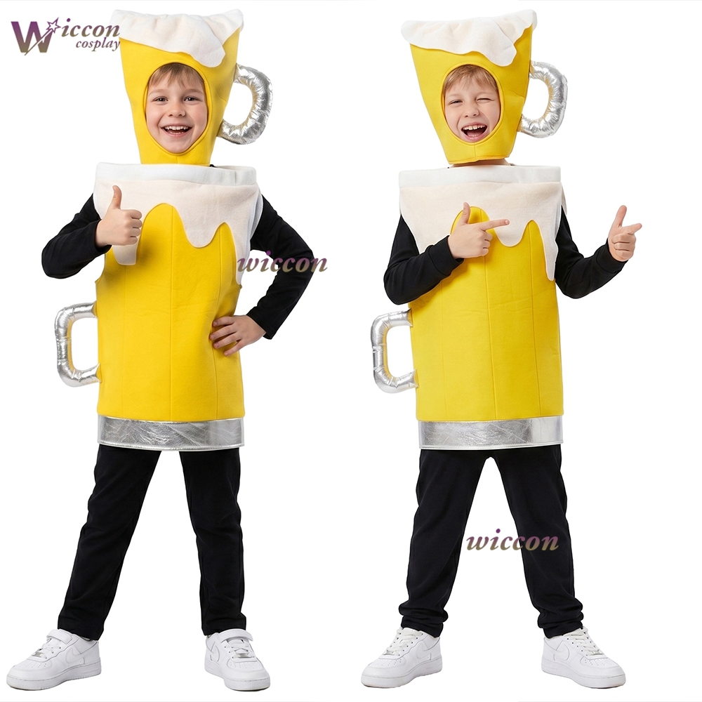 Beer & Wine Grab - Children's beer mug cosplay costumes for