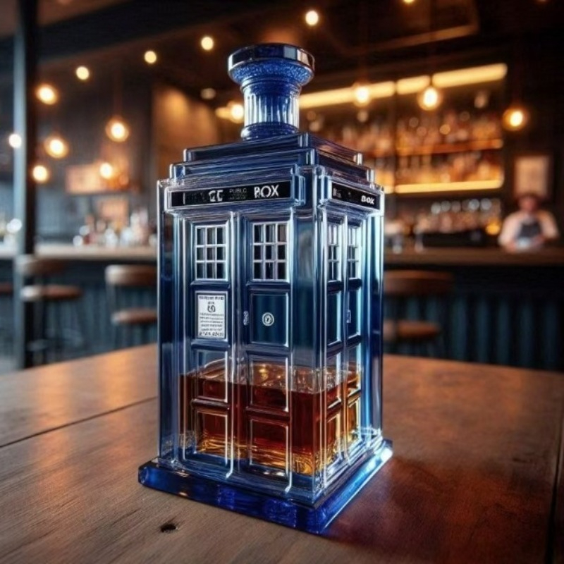 Wine Vodka Beer - Creative Phone Booth Decanter Wine Pourer