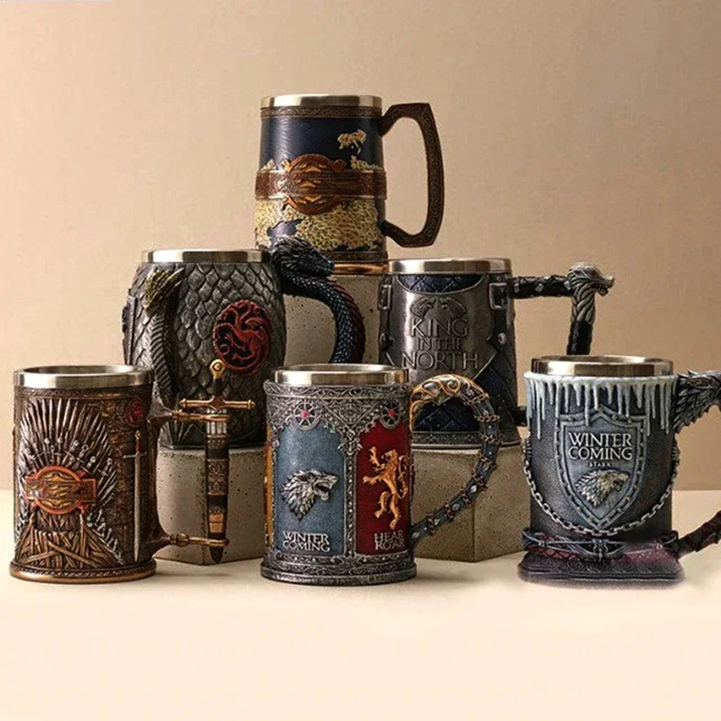 3D Beer Mugs Coffee Cups Gothi - Wine Beer Coffee recension och pris