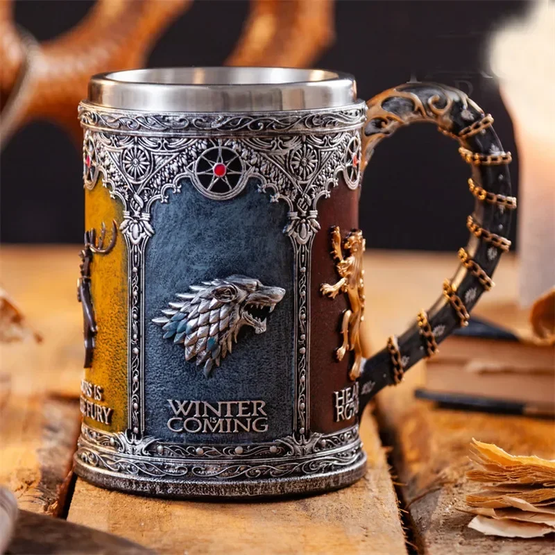3D Beer Mugs Coffee Cups Gothi - Wine Beer Coffee recension och pris