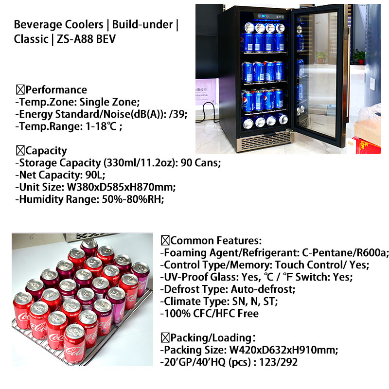 Oem Small Drink Bar Fridge Cus - Beer Wine Zone recension och pris