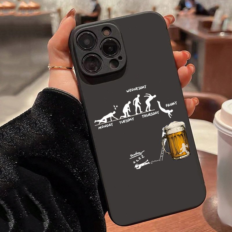 Creative Beer-Themed Phone Cas - Beer & Wine Grab recension och pris