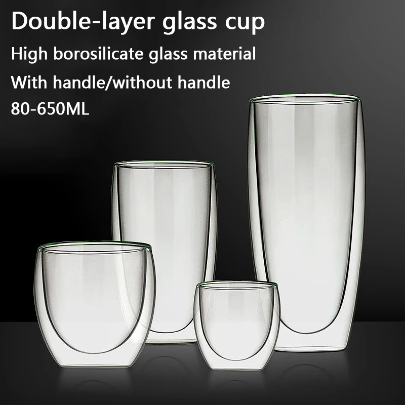 Transparent Glass Coffee Cup M - Wine Vodka Beer recension och pris