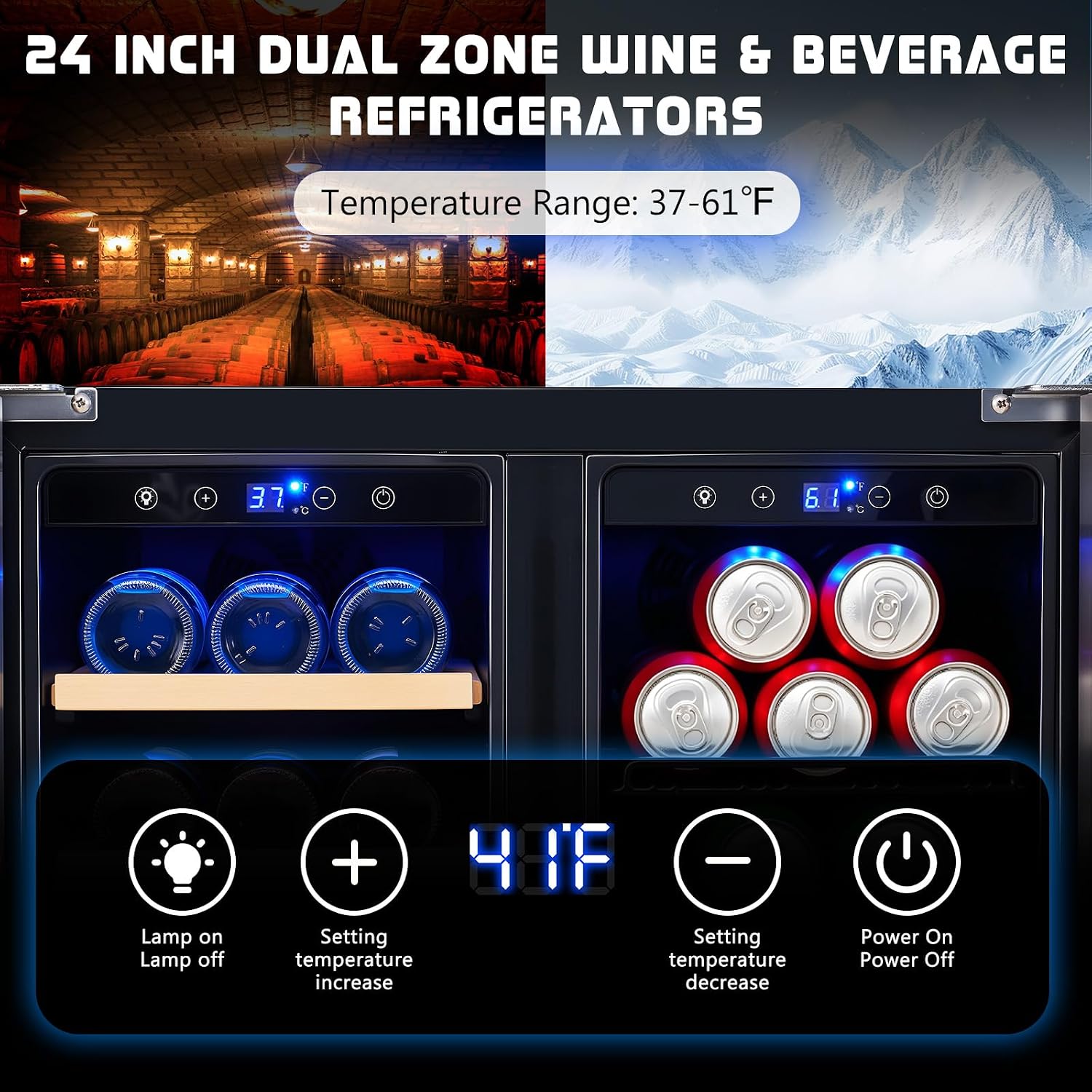 Beverage Refrigerator, 24-Inch - Beer Wine Zone recension och pris