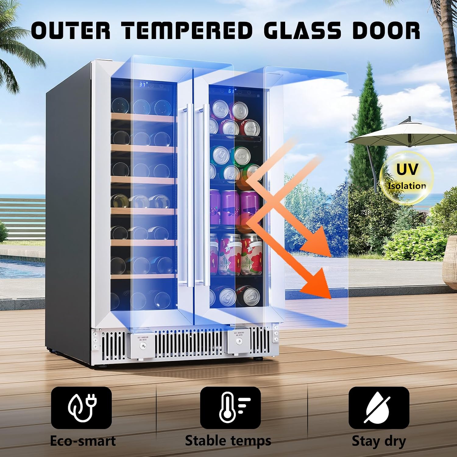 Beverage Refrigerator, 24-Inch - Beer Wine Zone recension och pris