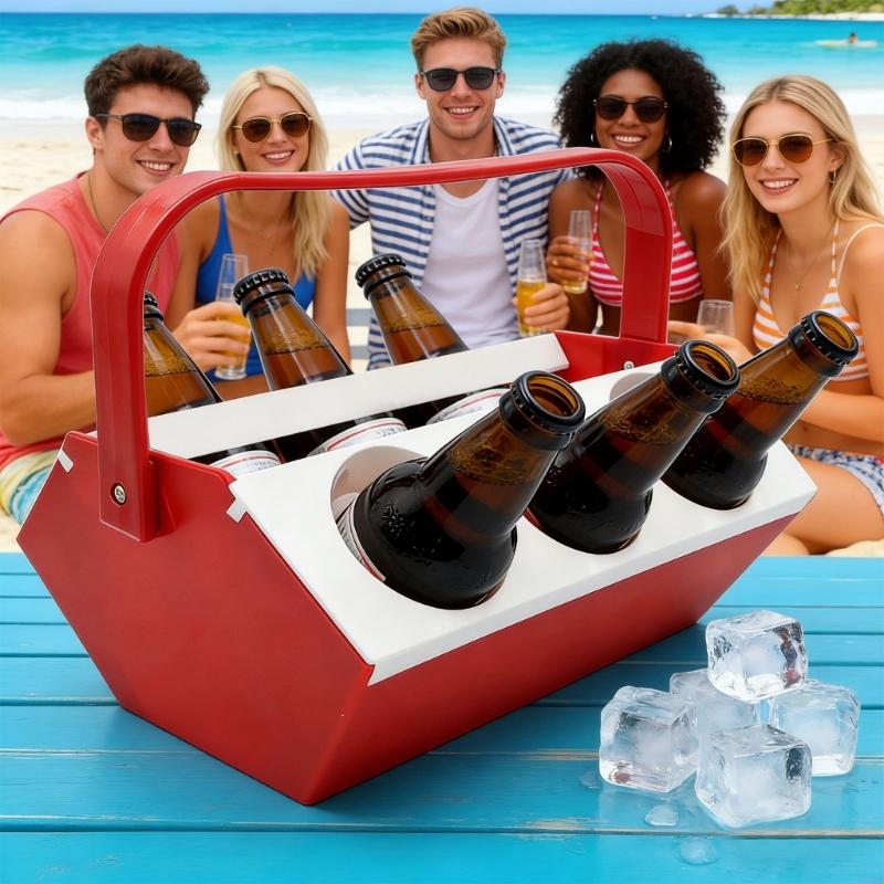 6 Hole Drink Container With Co - Beer Wine Zone recension och pris