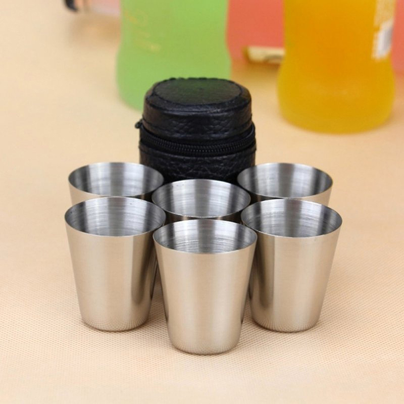 4/6Pcs Stainless Steel Cups Mi - Wine Beer Coffee recension och pris