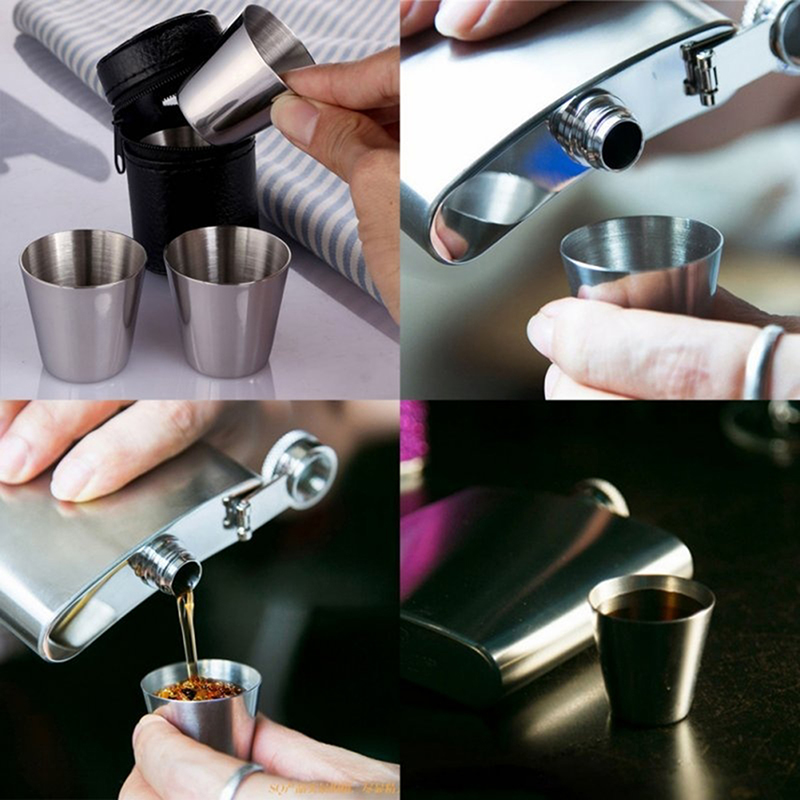 4/6Pcs Stainless Steel Cups Mi - Wine Beer Coffee recension och pris