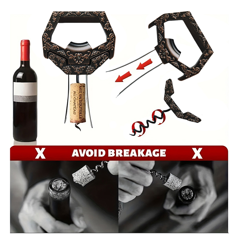 3-in-1 Wine Bottle Opener Old  - Wine Beer Bottle recension och pris