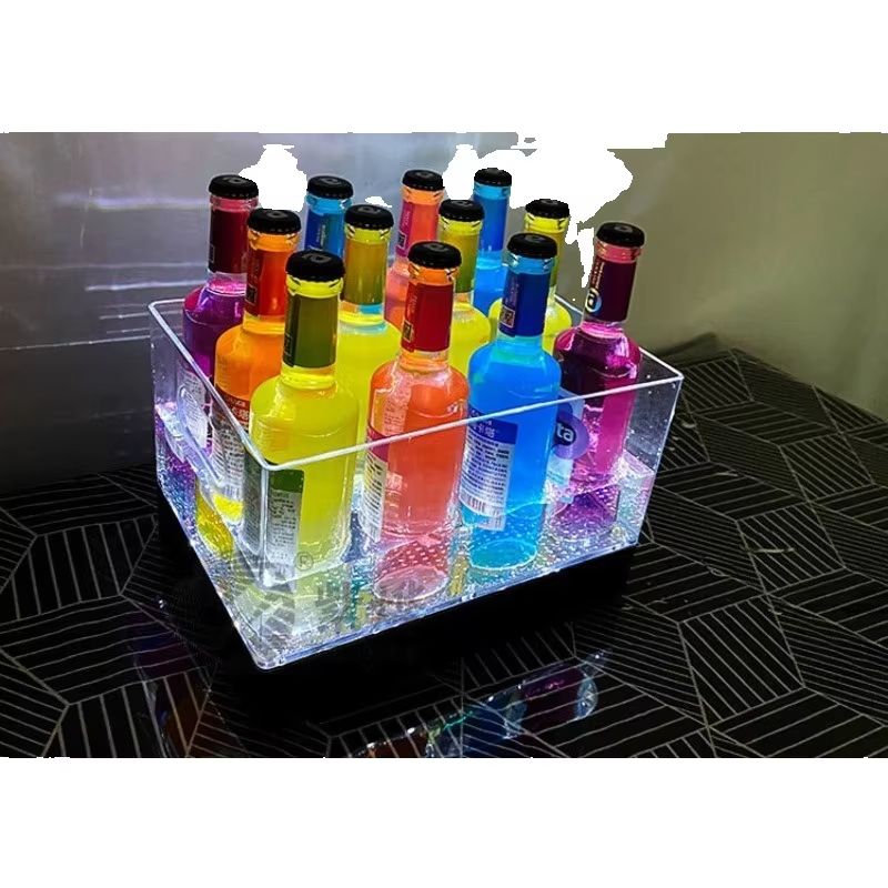 Square Luminous Ice Bucket Bar - Wine Beers recension och pris