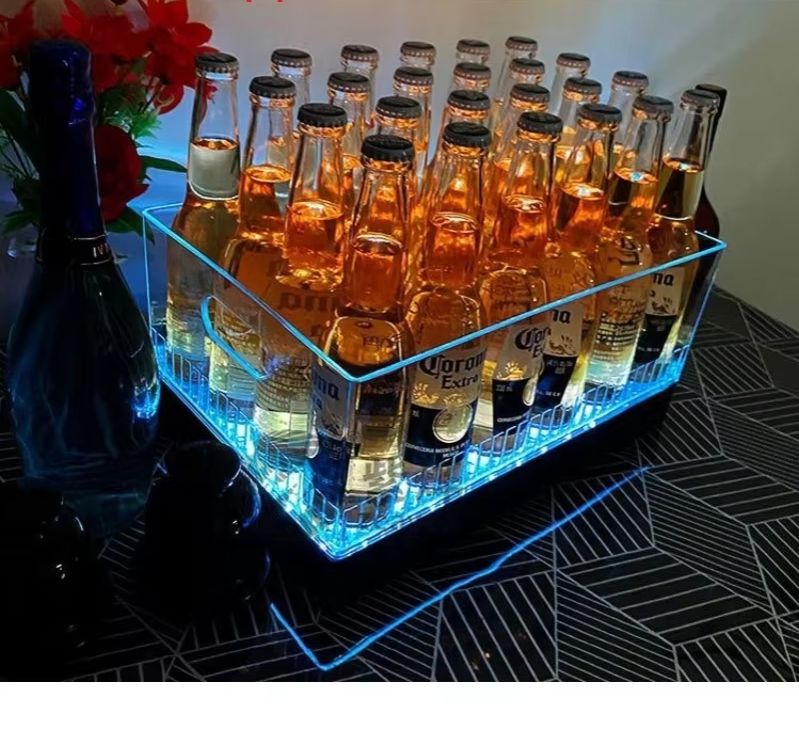 Square Luminous Ice Bucket Bar - Wine Beers recension och pris