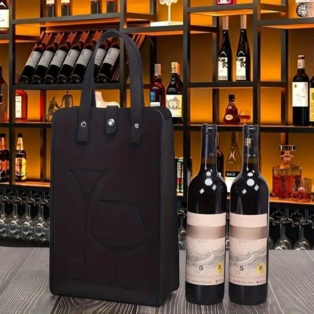 High Quality Felt Red Wine Bag - Wine & Beer Emporium recension och pris