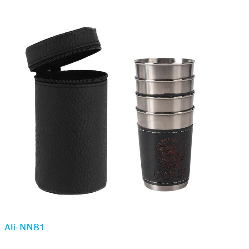 【N】4Pcs/Set Outdoor Travel Cup - Wine N Beer recension och pris