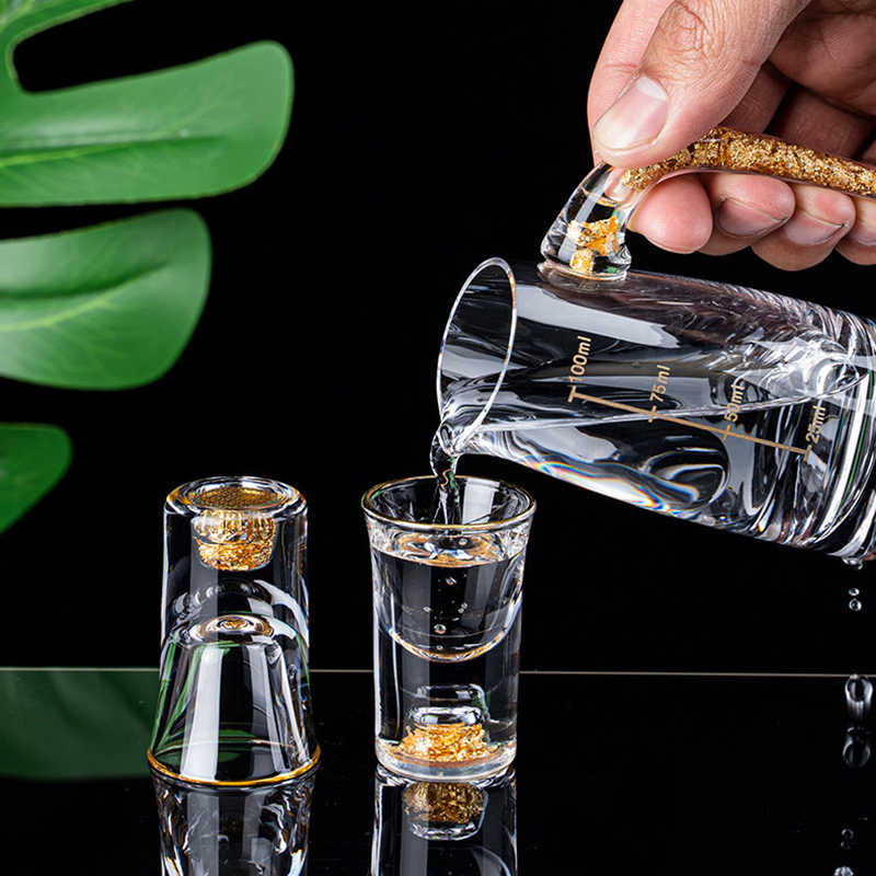 2/7pcs Crystal Glass Short Cup - Wine Vodka Beer recension och pris