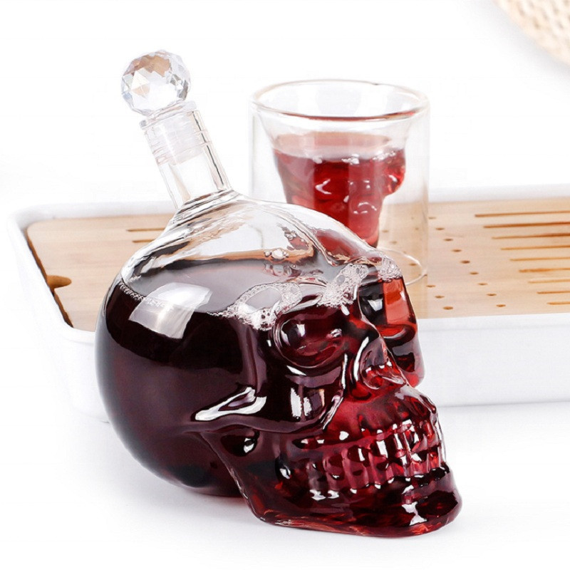 Creative Skull Head Decanter C - Wine Vodka Beer recension och pris