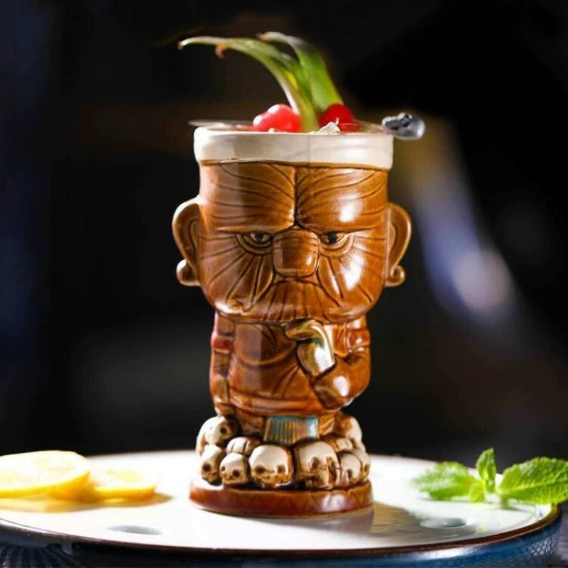 520ml Ceramic Tiki Mug Creativ - Wine Beer Coffee recension och pris