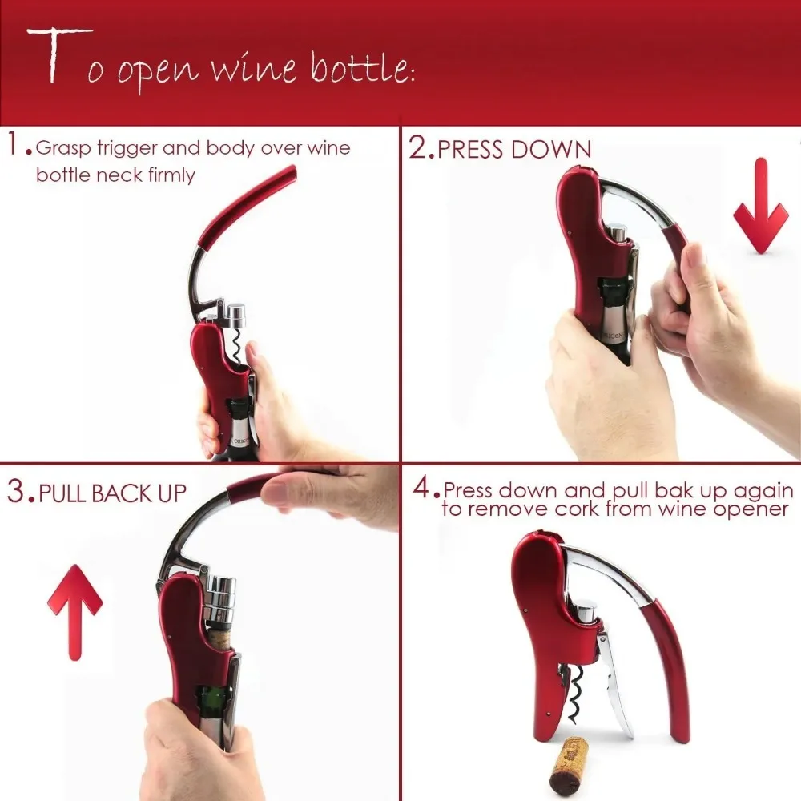 Professional Stainless Steel W - Wine Beer Bottle recension och pris