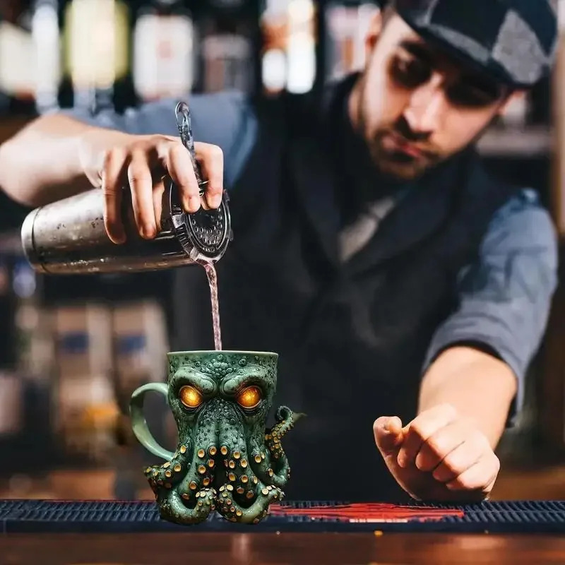Octopus Beer Coffee Mugs Model - Wine Beer Coffee recension och pris