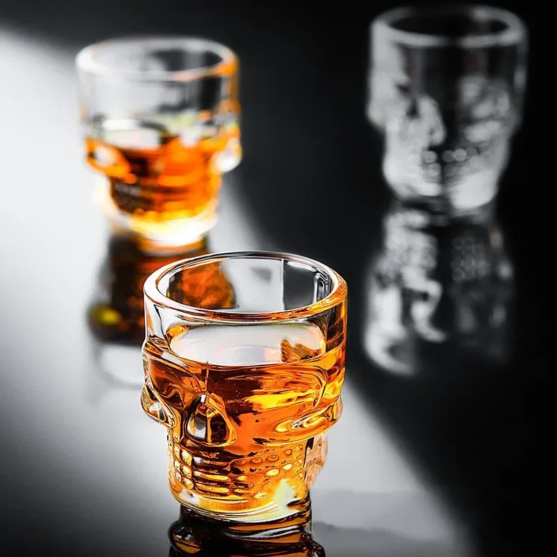 Halloween Gifts Skull Head Sho - Wine Vodka Beer recension och pris