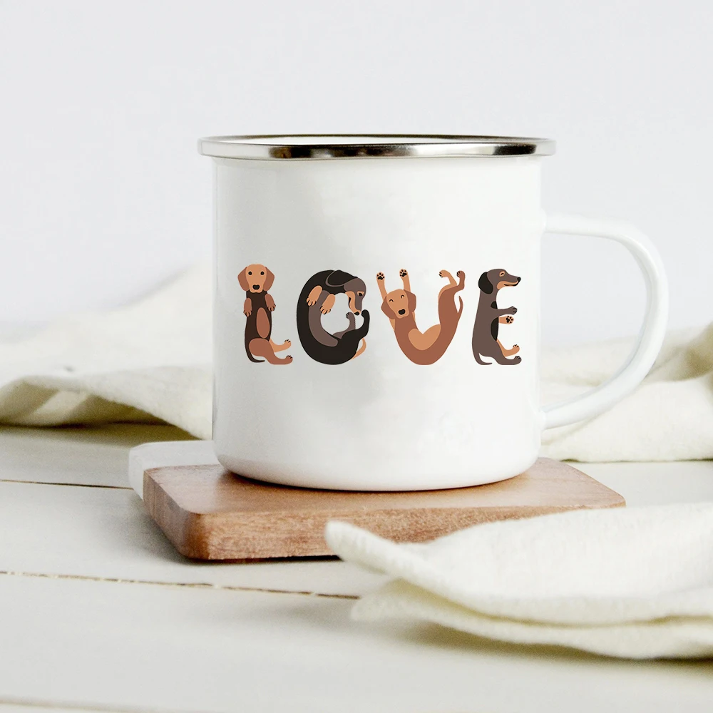 Funny Dachshund Print Creative - Wine Beer Coffee recension och pris