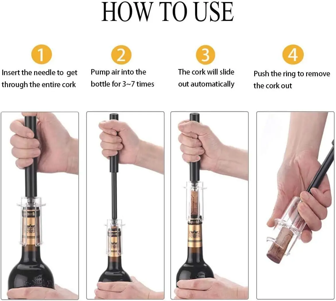 Air Pump Wine Bottle Opener Ai - Wine Beer Bottle recension och pris
